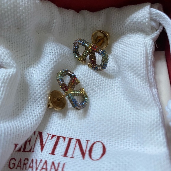 VALENTINO authentic rainbow unisex earrings - Picture 4 of 9